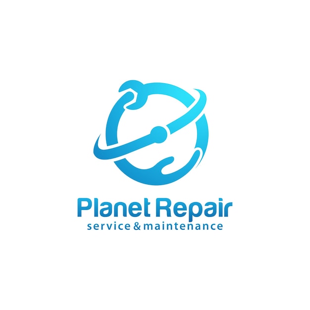 Maintenance service logo design template