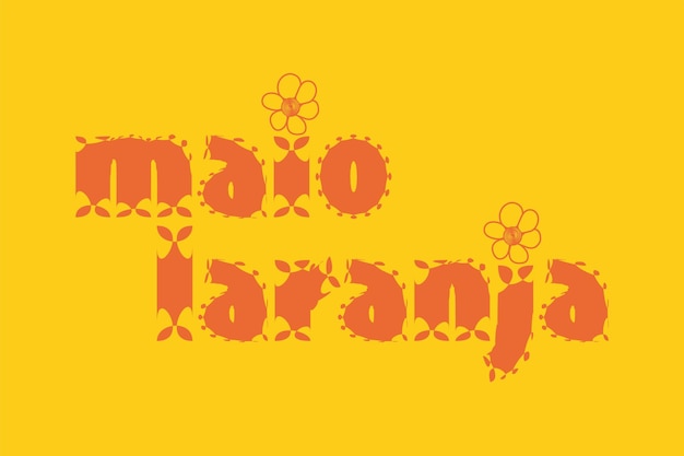 Maio laranja 18 mei is de nationale dag tegen uitbuiting van kindermisbruik in brazilië social media banner