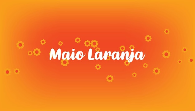 Maio laranja achtergrond