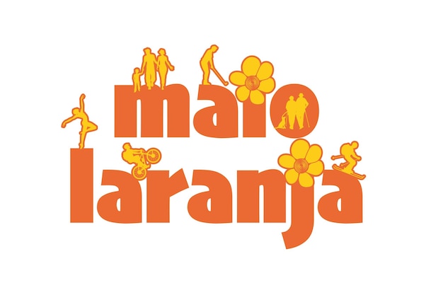 Maio laranja may 18 is national day against child abuse exploitation in brazil social media banner