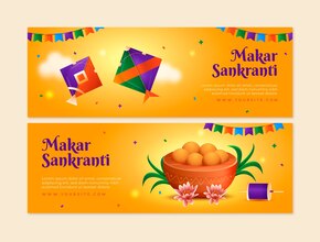 Makar Sankranti banners