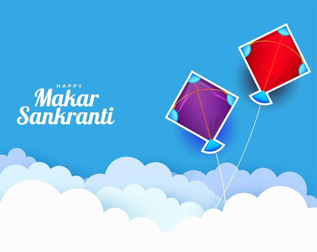 Vettore makar sankranti