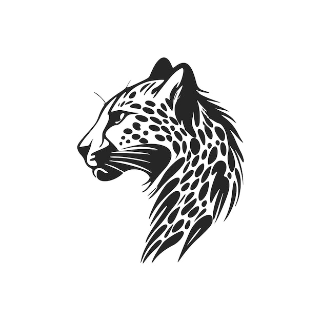 Fai una dichiarazione audace con il nostro straordinario logo ippopotamo in bianco e nero