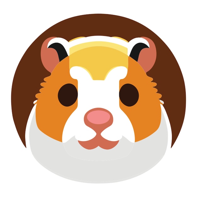 Vector make a icon about guinea pig