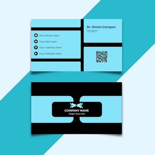 Vector make a lasting impression with creative company business card templatesmage