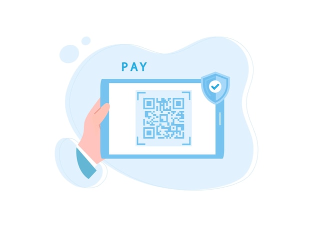 make a payment trending concept flat illustration