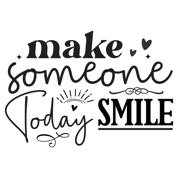 Vector make someone smile today