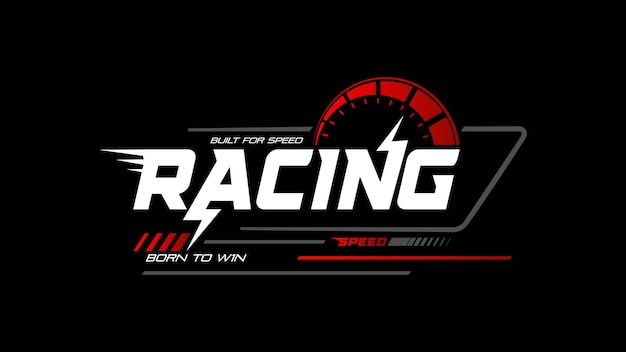 Make a statement with the contemporary and stylish car racing speed logo