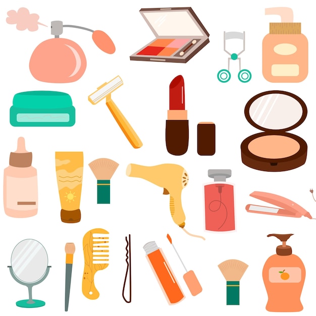 Make-up en schoonheidselementen