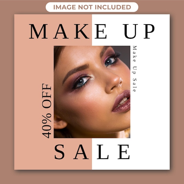 Make-up Sale Social Media Post of Flyer