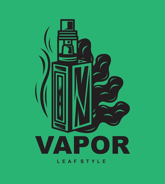 Make your logo inspiration look with this vector vape.