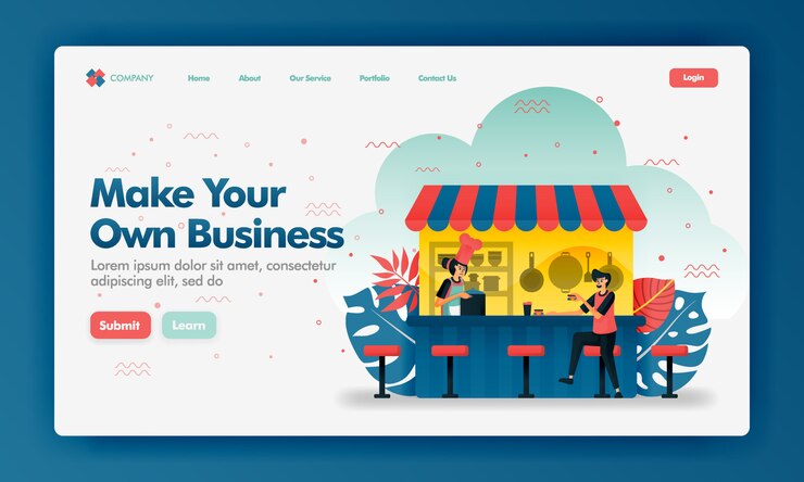 Make your own business cartoon style