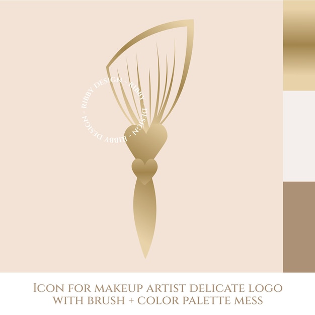 makeup brush logo