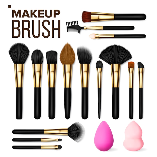 Makeup brush set