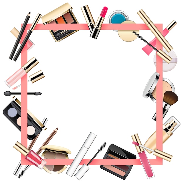 Vector makeup frame