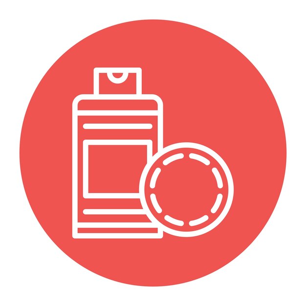 Makeup Remover icon vector image Can be used for Cosmetology