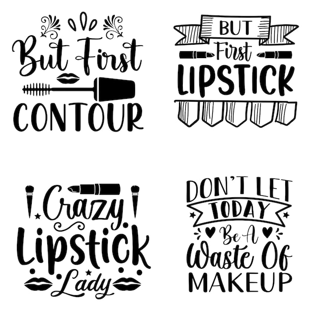 Makeup tshirt design