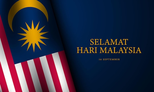 Malaysia Day Background Design Vector Illustration