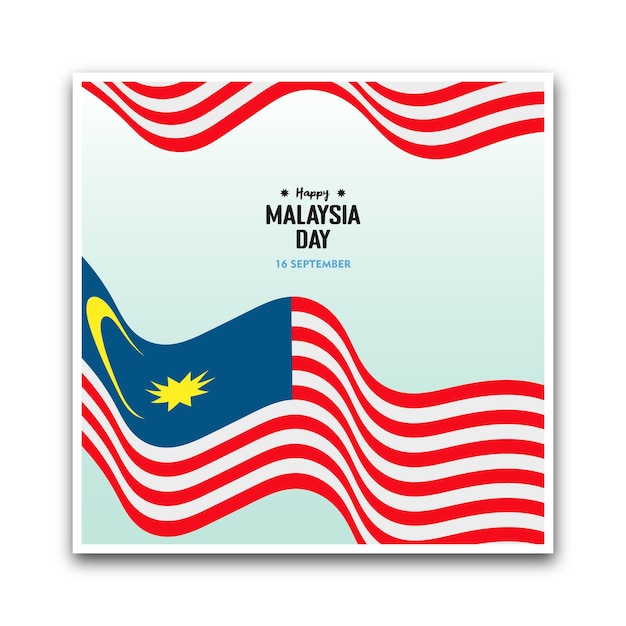 Malaysia Independence Day Banner Template