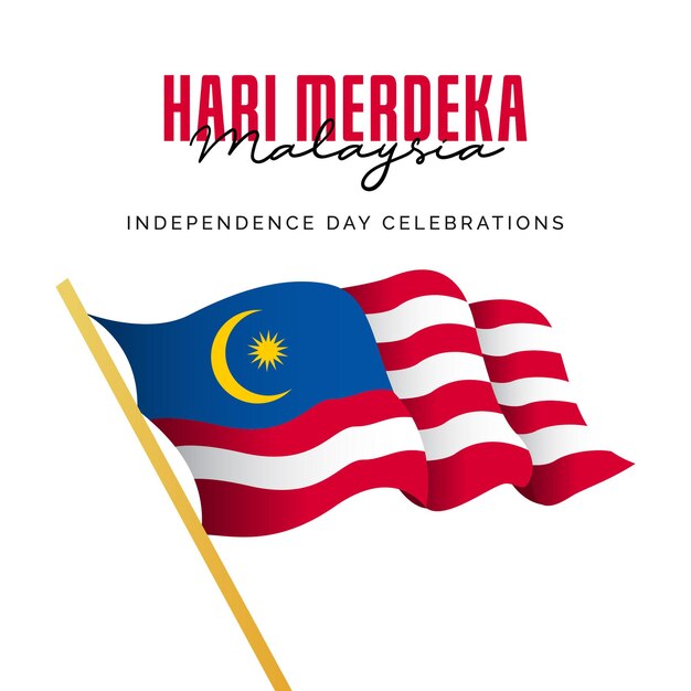 Malaysia independence day banners template