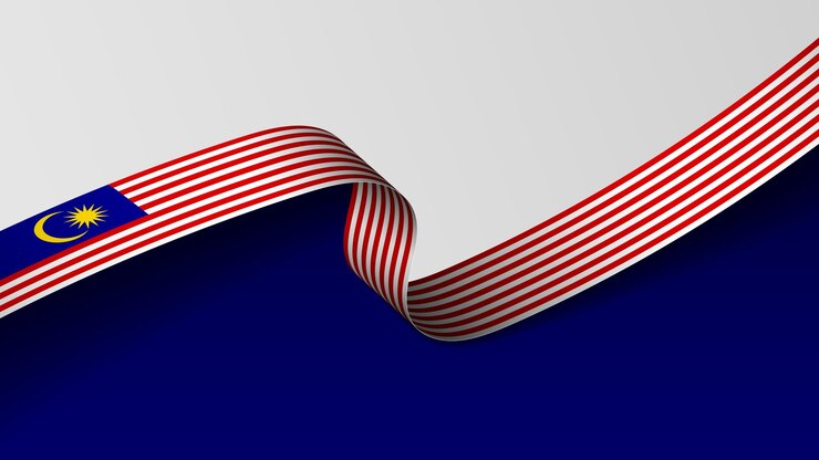 Malaysia ribbon flag background Element of impact for the use you want to make of it