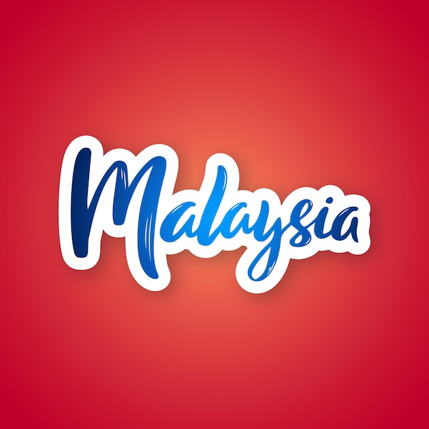 Стикер Малайзии