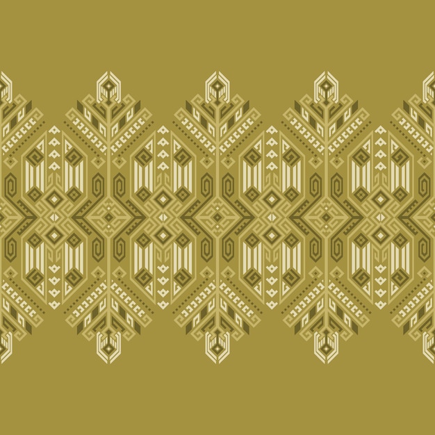 Malaysian style geometric pattern design of background, batik, fabric, clothing, and wrapping.