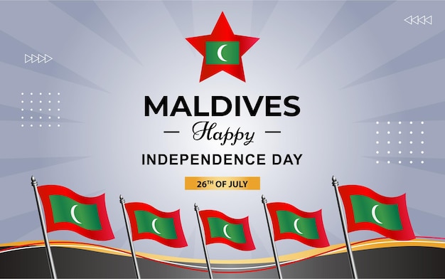 Maldives Poster for Independence Day