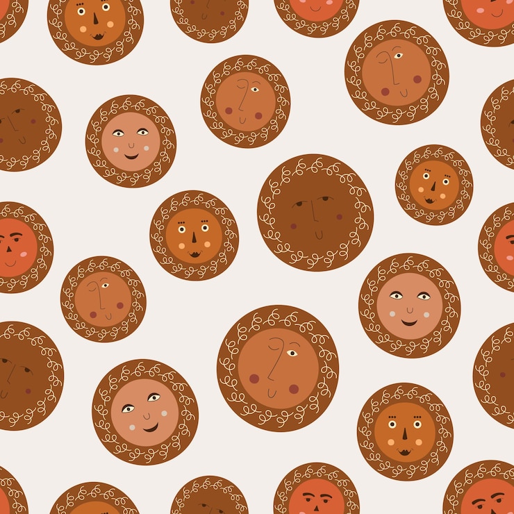 Vector male bizzare visage abstract personage mascot design funny face cute iconx9