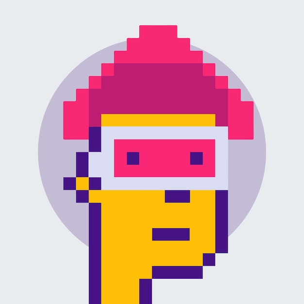 Male character in pixel art style