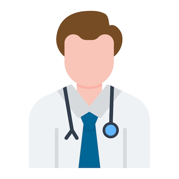 Male Doctor Vector Illustration