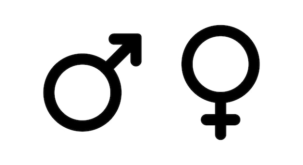 male female gender arrow symbol icons