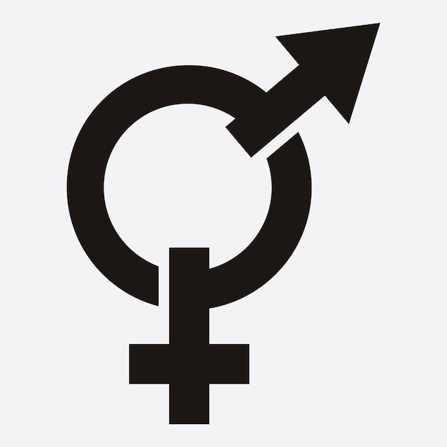 Male and female gender logos