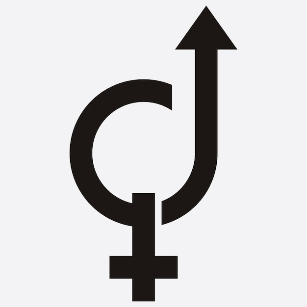 Male and female gender logos