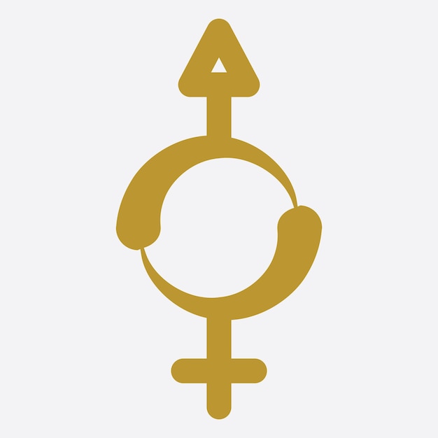 Male and female gender logos