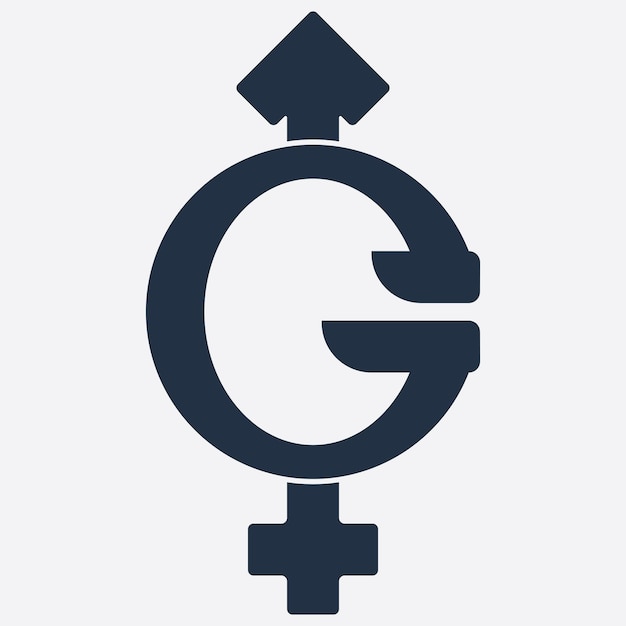 Male and female gender logos