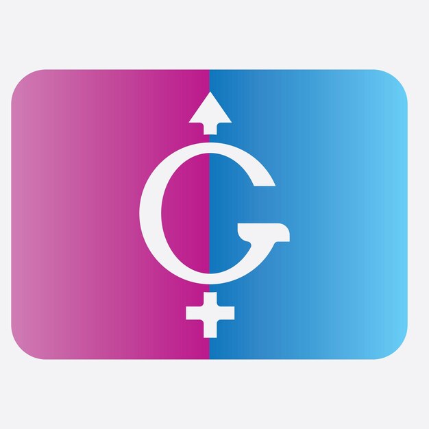 Male and female gender logos