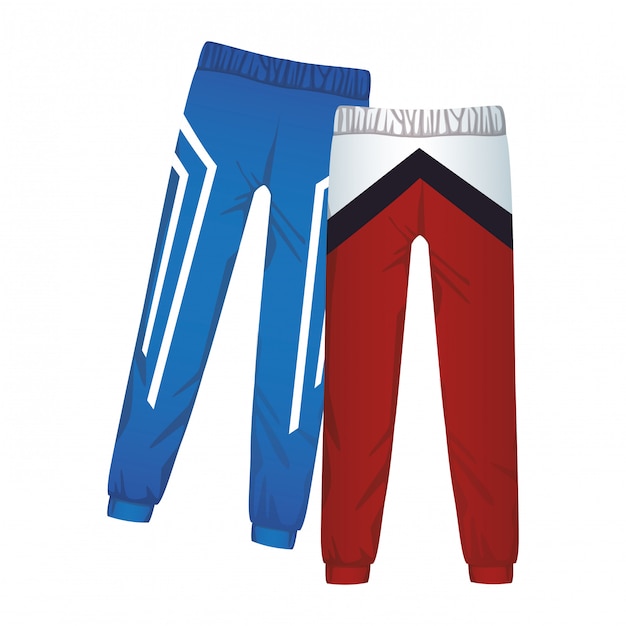 Vector male fitness pants