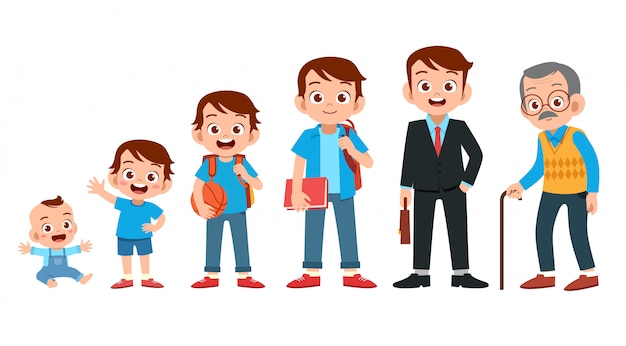 Child Growing Up Vector Art, Icons, and Graphics for Free Download