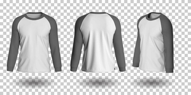 Vector male long sleeve tshirt