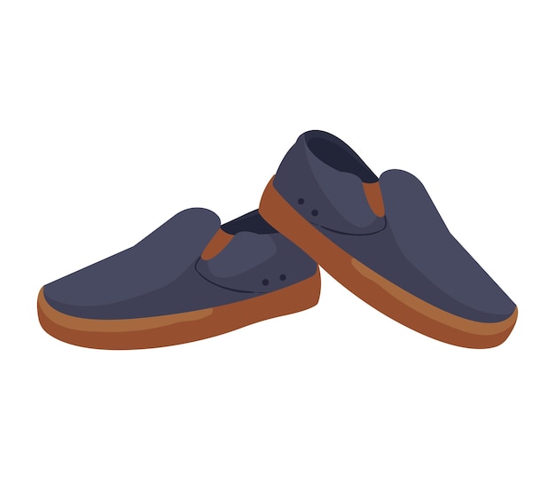 Premium Vector | Male shoes accessories trendy illustration