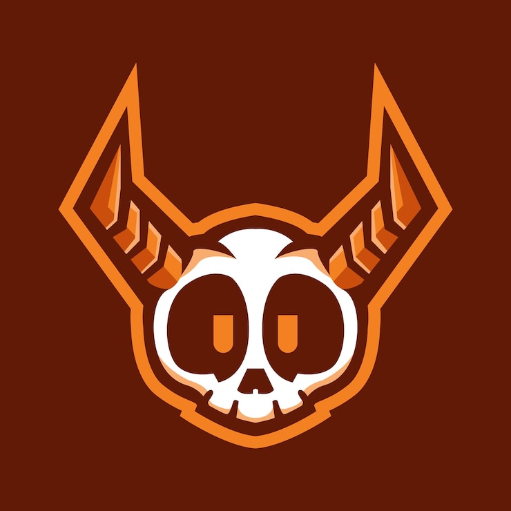 वेक्टर male skull mascot logo character