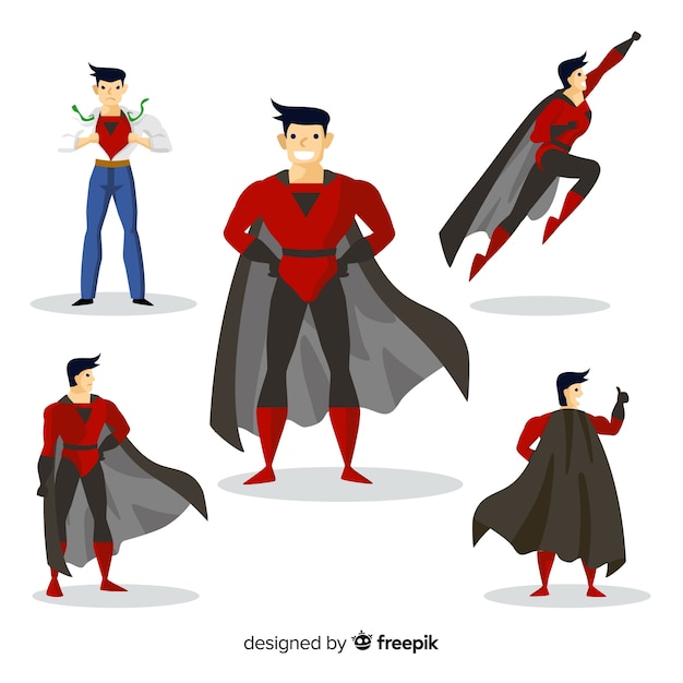 Male superhero collectio