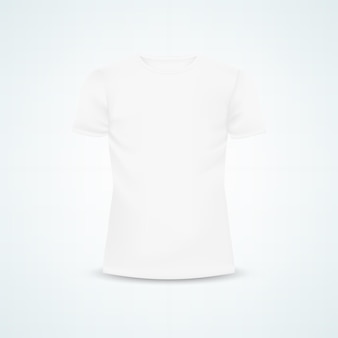 Modello di modello di t-shirt maschile. illustrazione isolato sfondo. concept grafico per il tuo design