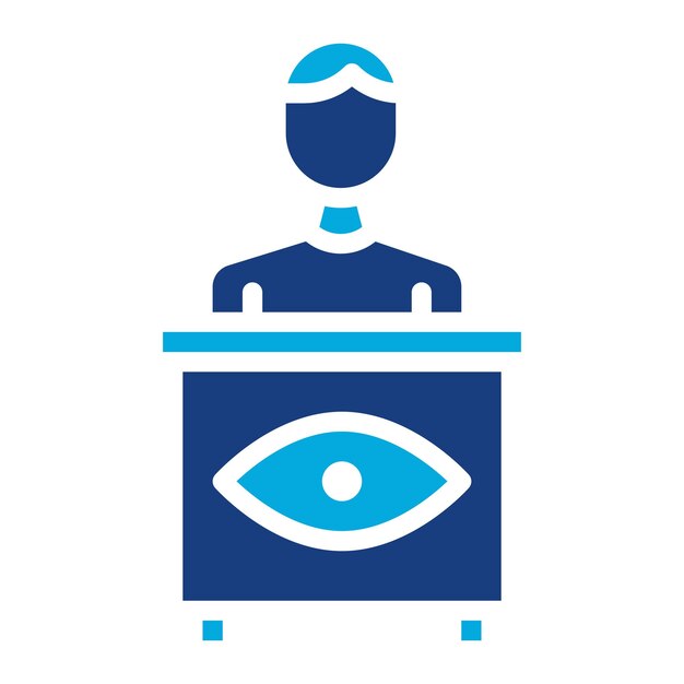 Male Witness icon vector image Can be used for Crime Investigation