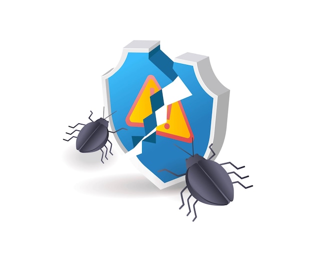 Vector malware viruses attack security