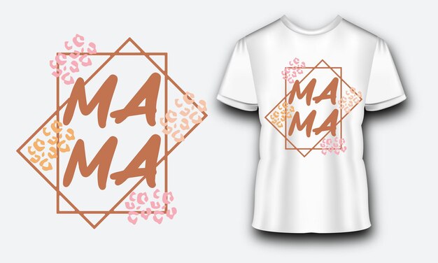 Mama citeer retro svg-ontwerp