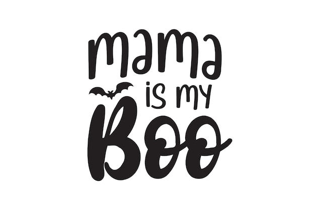 Mama is mijn Boo-vectorbestand