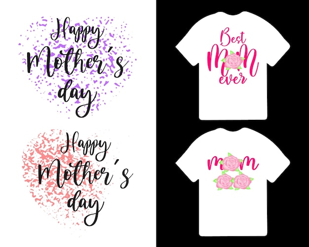 Вектор mama mom mommy motivational svg quotes дизайн футболки happy mother's day tshirt bundle and craft f