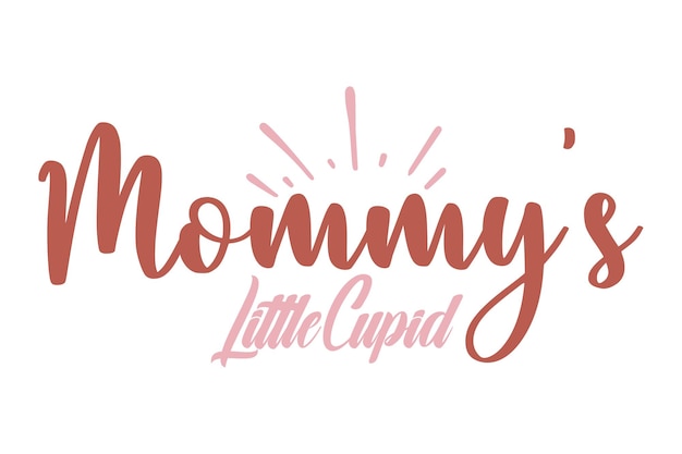 Vector mama's kleine cupido svg